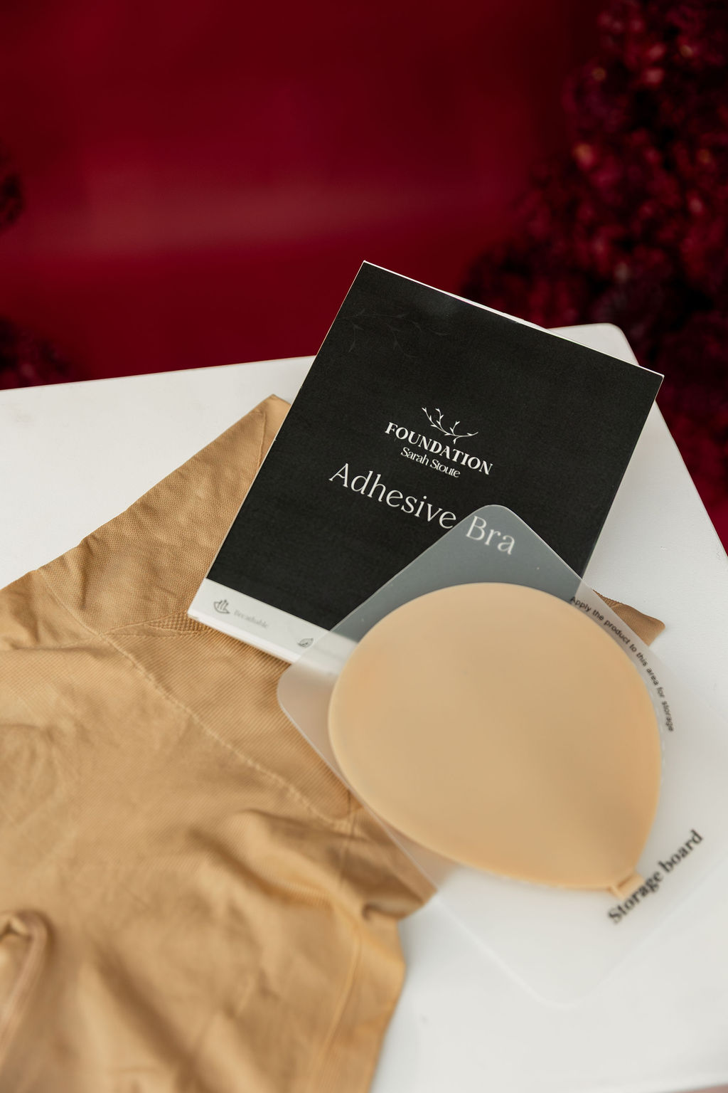 Adhesive Bra — included in The Backless Bride Kit