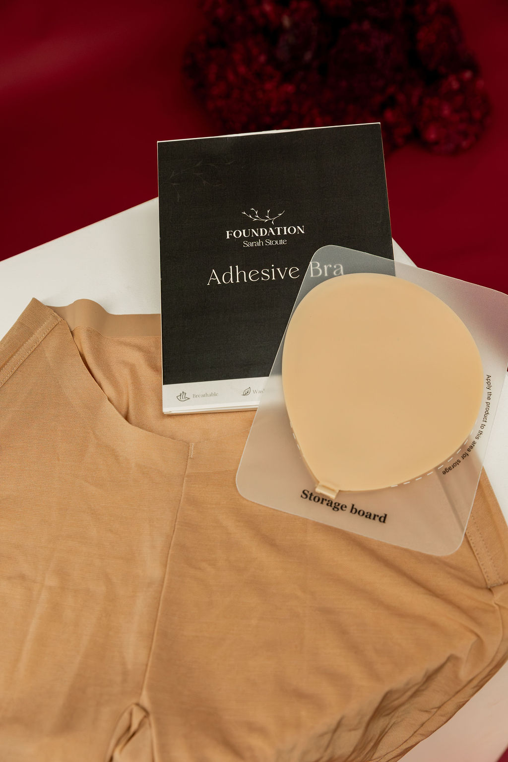 Adhesive Bra — included in The Backless Bride Kit